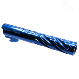 DR.BLACK - Outer Barrel "SPIRAL STORM" pour HI-CAPA 4.3, Bleu