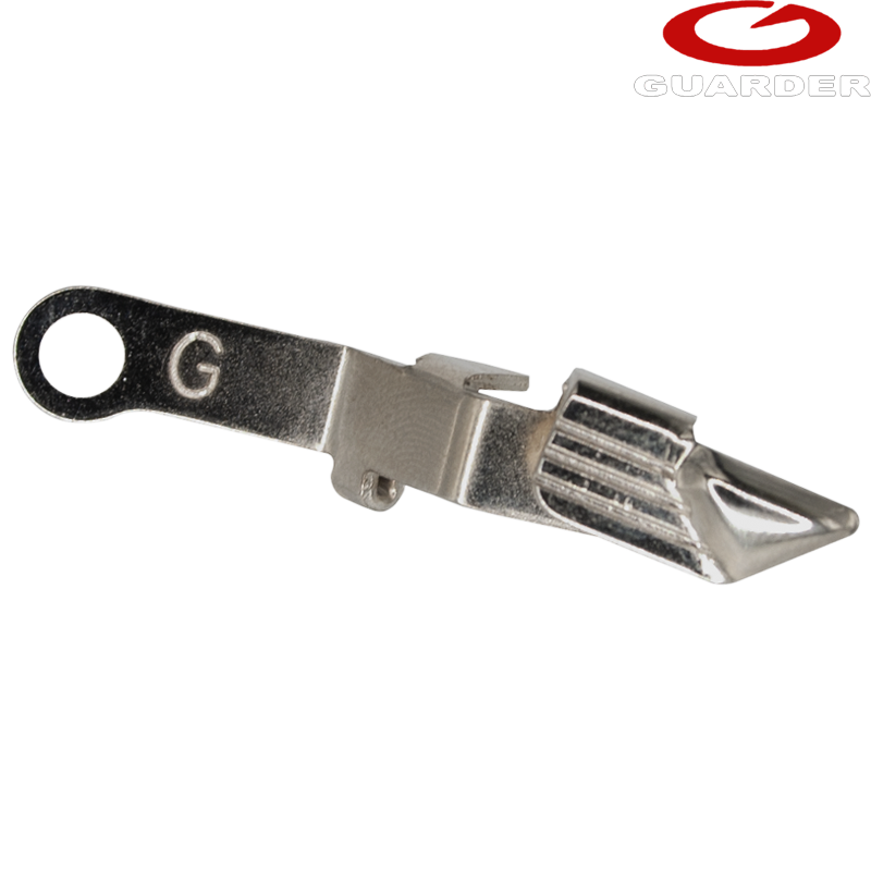 GUARDER - Slide Stop Stainless EXTENDED pour G-SERIES, Chromé