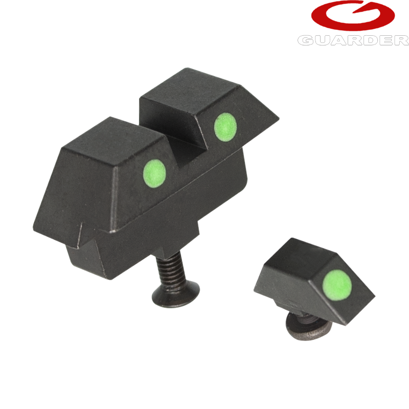 GUARDER - Mires Fluorescentes pour G17, G22, G26, G34 Gen3 GBB Airsoft