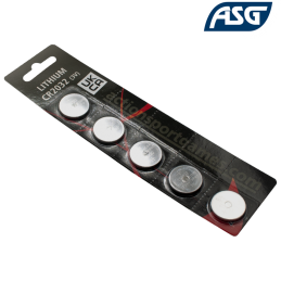 ASG - Pack de 5 Piles CR2032 Lithium 3 V