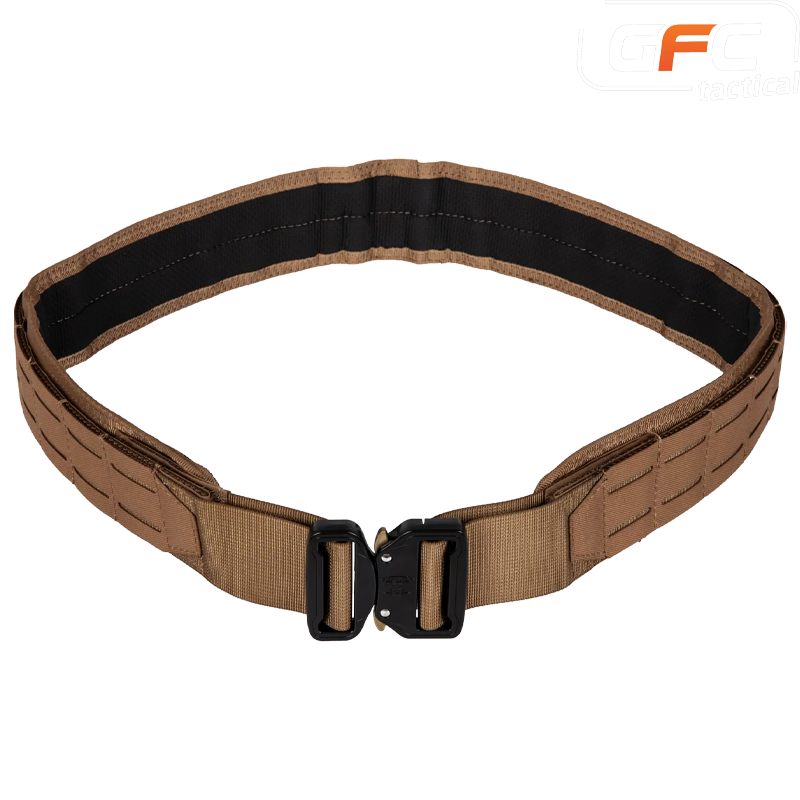 GFC TACTICAL - Ceinture Tactique COBRA, Laser Cut, Coyote