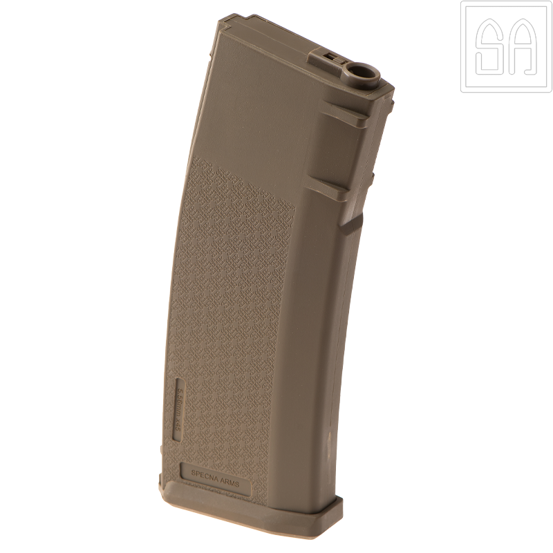 Specna Arms - Chargeur Mid-Cap S-MAG™ 120 Billes pour M4, Tan