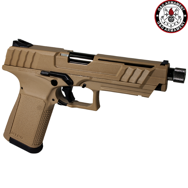 G&G ARMAMENT - Réplique GTP9 Desert, Blowback, Green Gas