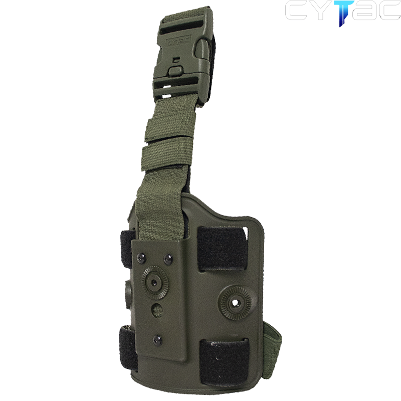 CYTAC - Plateforme de Cuisse Olive Drab pour Holsters