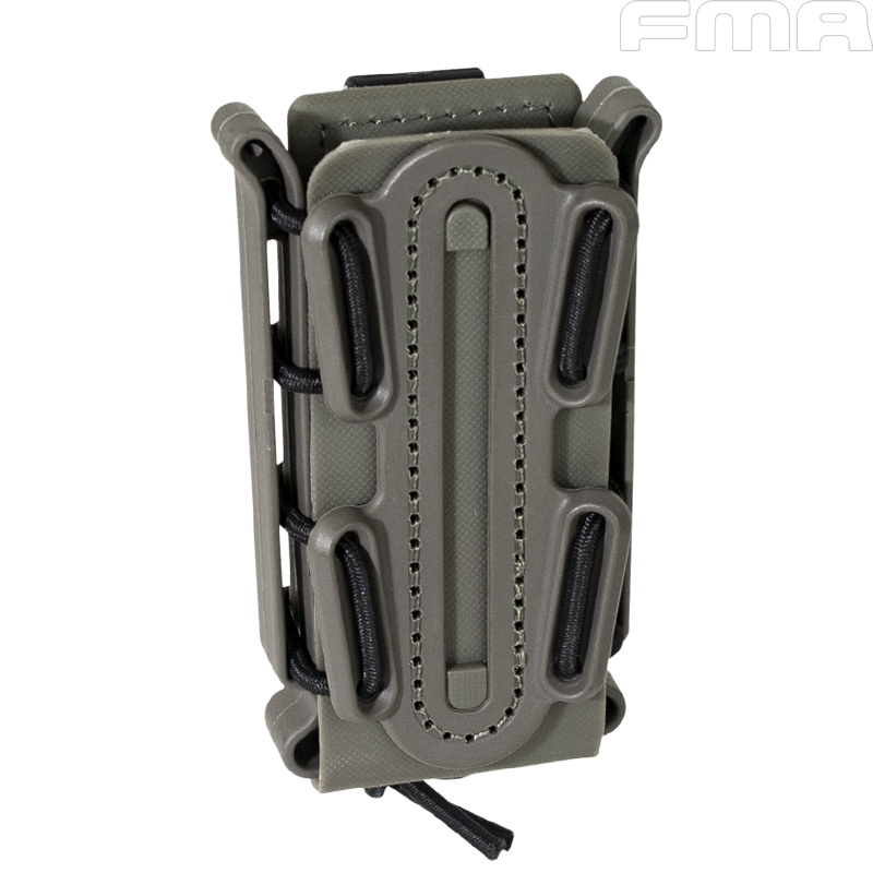 FMA - Poche Chargeur Semi-Rigide 9mm MOLLE, Foliage Green