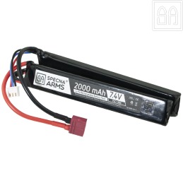 SPECNA ARMS - LiPo 7,4v 2000mAh 15/30C, 2 Sticks, Dean