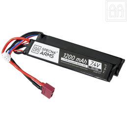 SPECNA ARMS - LiPo 7,4v 1200mAh 15/30C, 2 Sticks, Dean