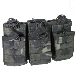 SHADOW GEAR - Triple Poche Chargeur "Stacker" M4, AK MOLLE, UTP Darknight