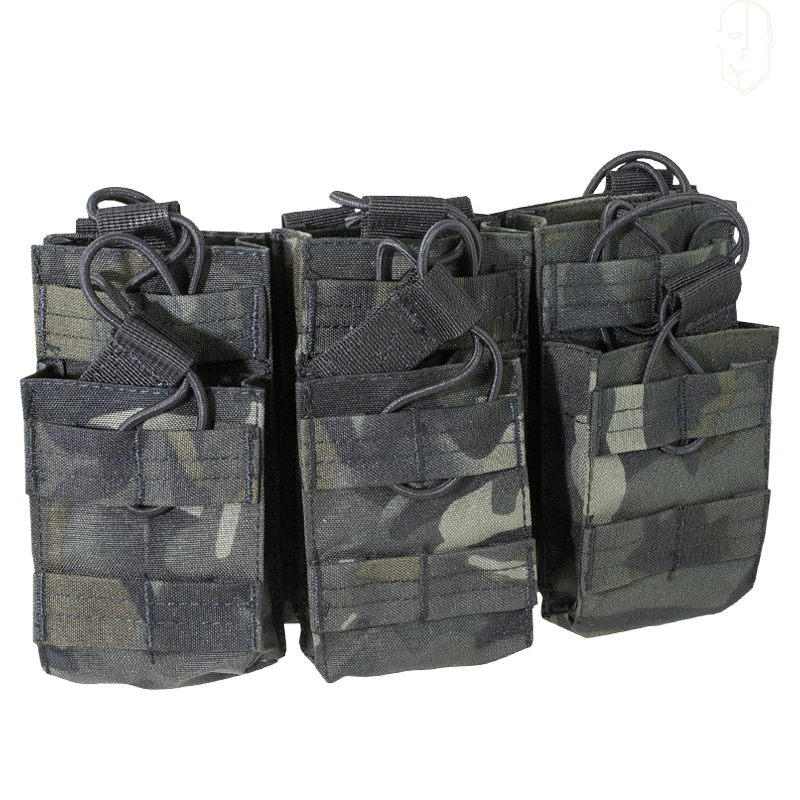 SHADOW GEAR - Triple Poche Chargeur "Stacker" M4, AK MOLLE, UTP Darknight