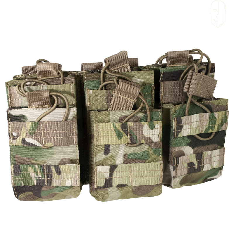 SHADOW GEAR - Triple Poche Chargeur "Stacker" M4, AK MOLLE, UTP Multicam