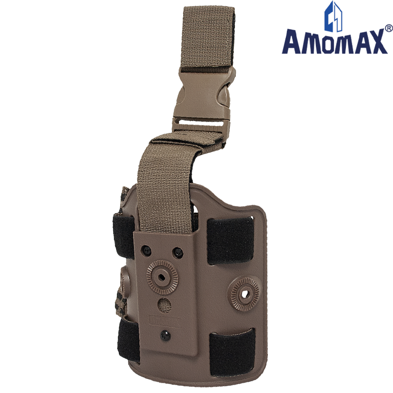 AMOMAX - Plateforme de Cuisse Dark Earth pour Holsters