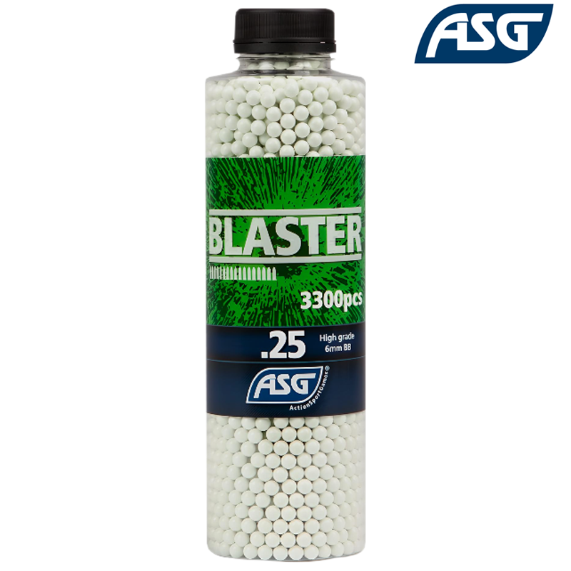 ASG - Bouteille de 3300 Billes 0,25gr BLASTER™ Airsoft