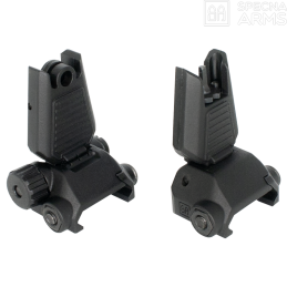 SPECNA ARMS - Set de mires mécaniques flip-up, EDGE™, Noir