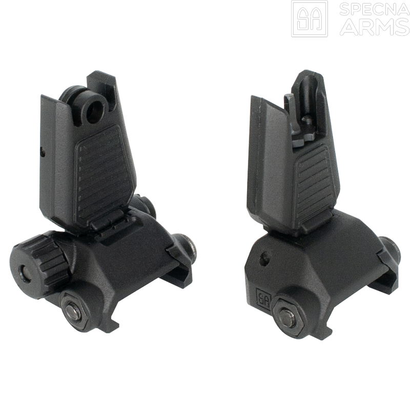 SPECNA ARMS - Set de mires mécaniques flip-up, EDGE™, Noir