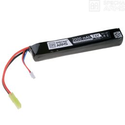 SPECNA ARMS - Batterie LiPo 7,4v 2000mAh 15/30C, 1 Stick, Tamiya