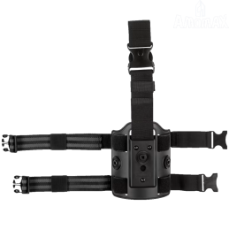 AMOMAX - Plateforme de cuisse pour holsters rigides airsoft, noir