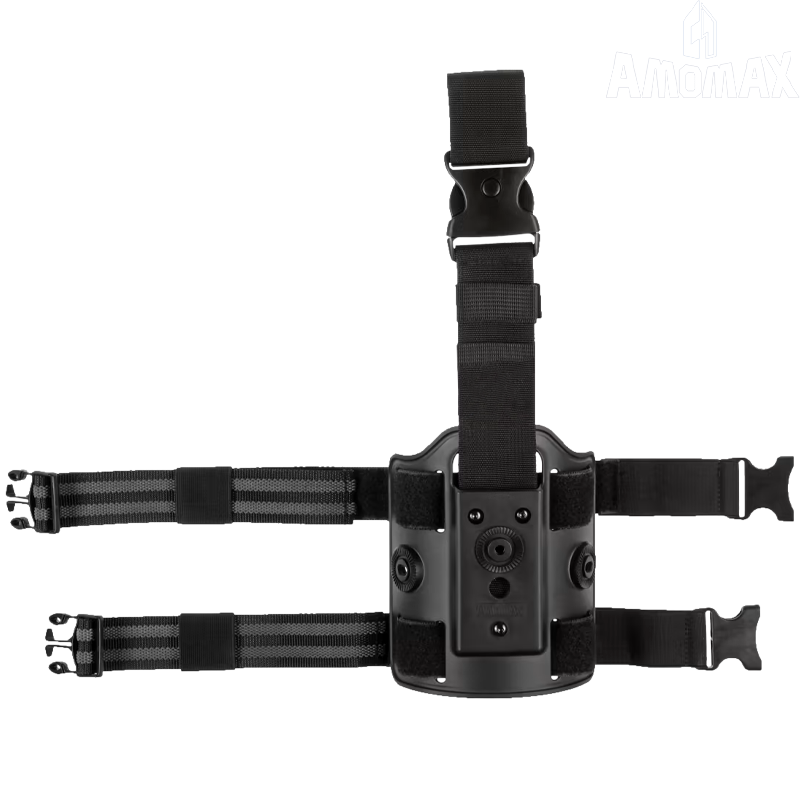 AMOMAX - Plateforme de cuisse pour holsters rigides airsoft, noir