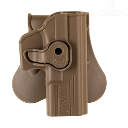 AMOMAX - Holster rigide GLOCK, CZ™ P10C  WE, Tokyo Marui, Kj works, Dark Earth