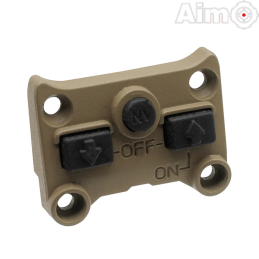 AIM-O - Plaque avec boutons de sélection (OEM) pour optique 551, 552, XPS, Dark Earth