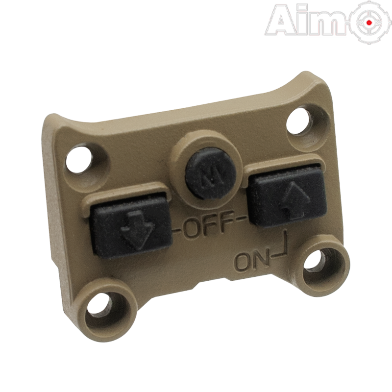 AIM-O - Plaque avec boutons de sélection (OEM) pour optique 551, 552, XPS, Dark Earth