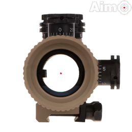 AIM-O - Viseur point rouge et vert 1x30 RIS, Dark Earth pour Airsoft