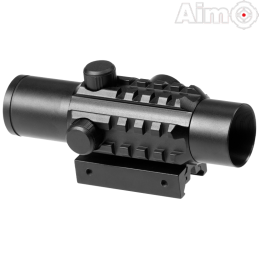 AIM-O - Viseur point rouge DELTA pour Airsoft, Noir