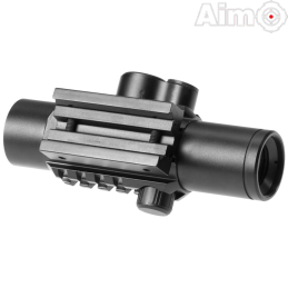 AIM-O - Viseur point rouge DELTA pour Airsoft, Noir