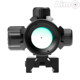 AIM-O - Viseur point rouge DELTA pour Airsoft, Noir