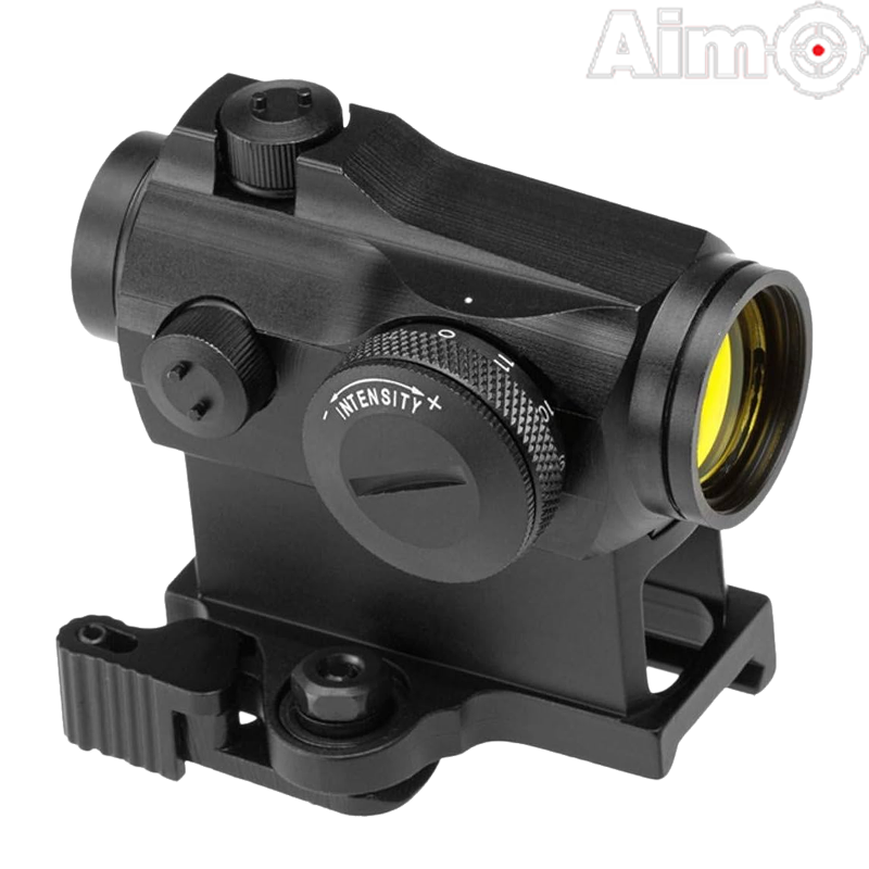 AIM-O - Viseur point rouge T2 High Mount QD, Noir