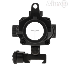 AIM-O - Lunette de visée ACOG 4x32 , Red, Green Dot, Noir