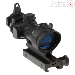 AIM-O - Lunette de visée ACOG 4x32 , Red, Green Dot, Noir