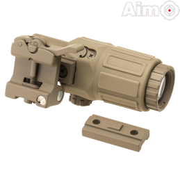 AIM-O - Magnifier Style G33, Zoom x3 Dark Earth, Airsoft