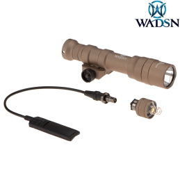 WADSN - Lampe Tactique SCOUT LIGHT M600DF Dark Earth, 1400 Lumens