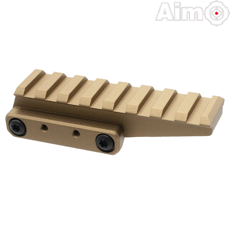 AIM-O - Rail de montage RIS, Optic Riser, Dark Earth