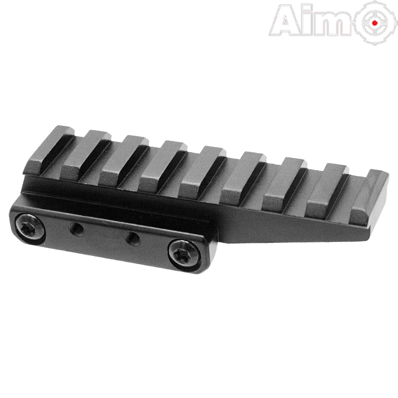 AIM-O - Rail de montage, Optic Riser, Noir