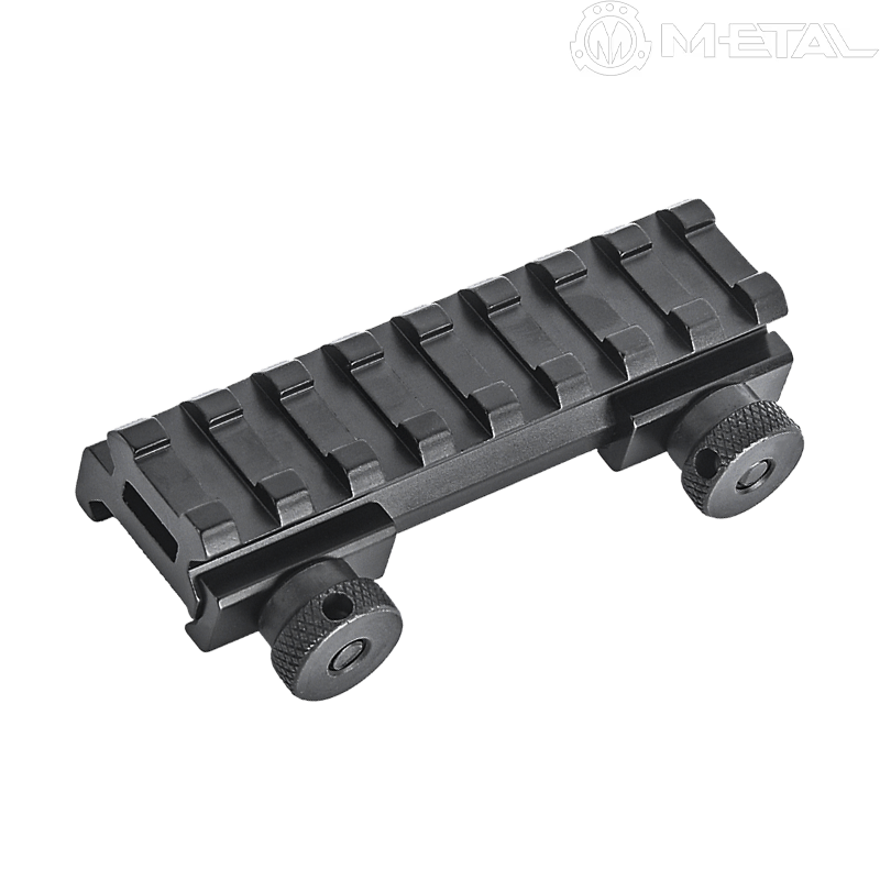 METAL - Réhausse de rail RIS Picatinny, 8 Slot, Low Profile