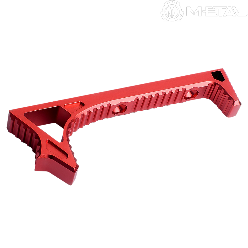 METAL - Poignée angulaire LINK CURVED CNC M-LOK, rouge