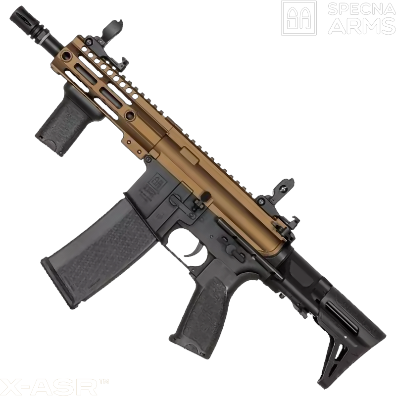 SPECNA ARMS - Réplique SA-E21 PDW, EDGE™, Chaos Bronze, Airsoft