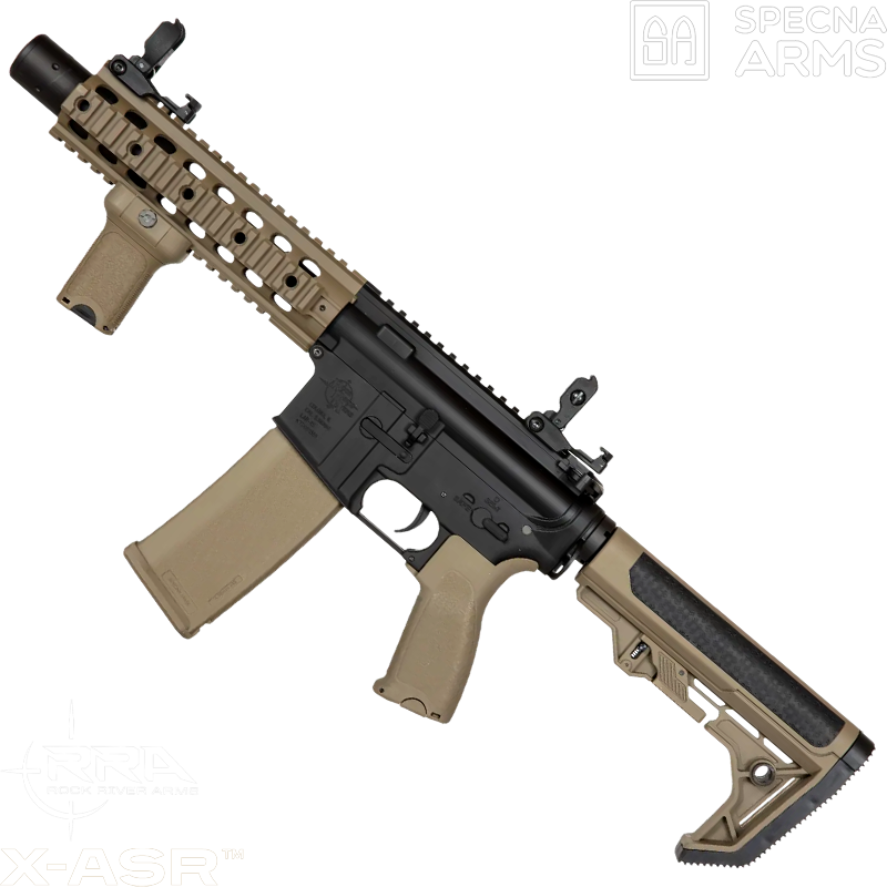 SPECNA ARMS - Réplique SA-E05-L, Light OPS, EDGE™, Rock River  Arms™, Half Tan Airsoft