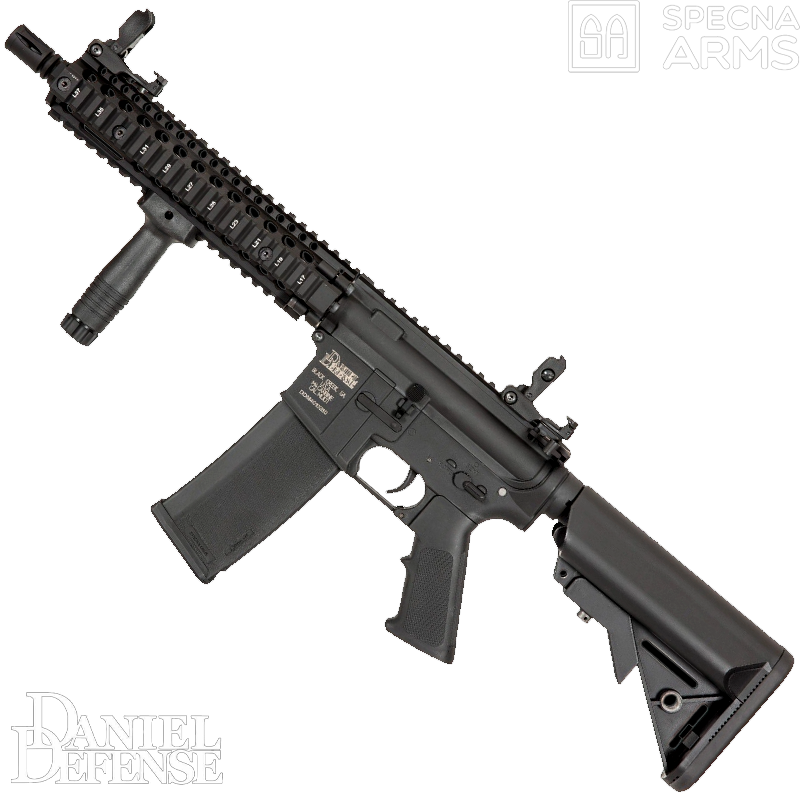 SPECNA ARMS - Réplique MK18 SA-C19 Noir, CORE™ Daniel Defense