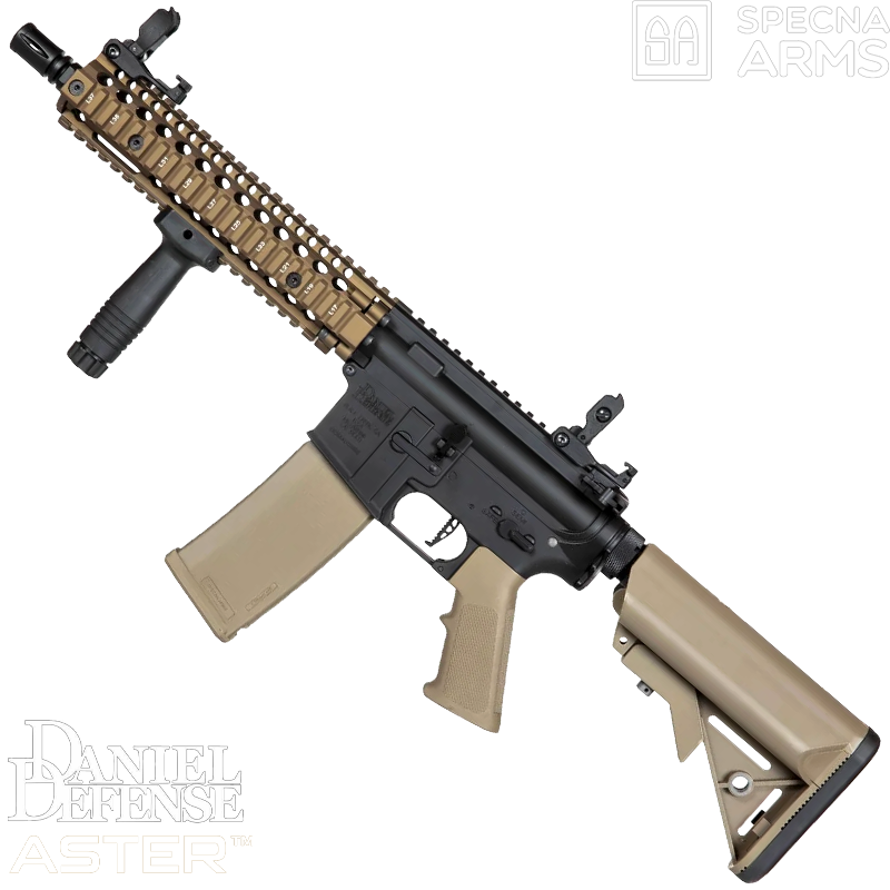 SPECNA ARMS - Réplique MK18 SA-E19 2.0 ASTER™ Chaos Bronze EDGE™ DANIEL DEFENSE, Airsoft