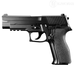 KJ WORKS - Réplique KP-01 E2 Sig Sauer Green Gas, Dual Power