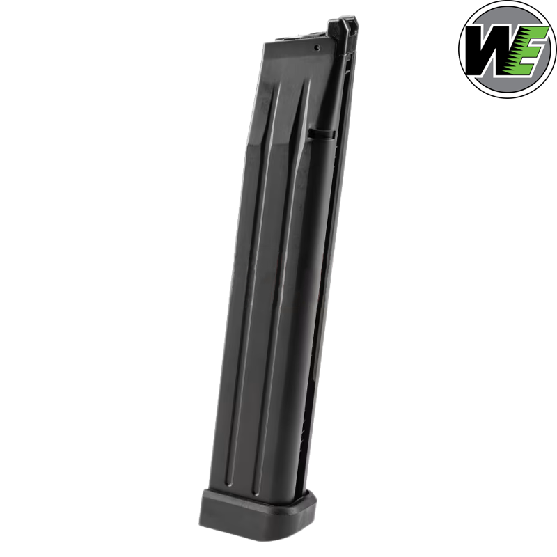 WE - Chargeur EXTENDED Green Gas, 50 billes pour HI-CAPA 5.1