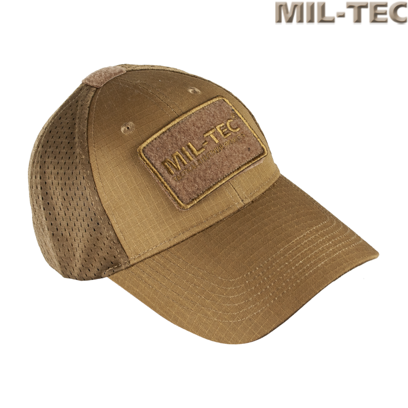 MIL-TEC - Casquette Baseball Filet, Dark Coyote