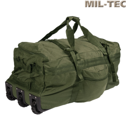 MIL-TEC - Sac de transport COMMANDO avec roulettes, Olive Drab