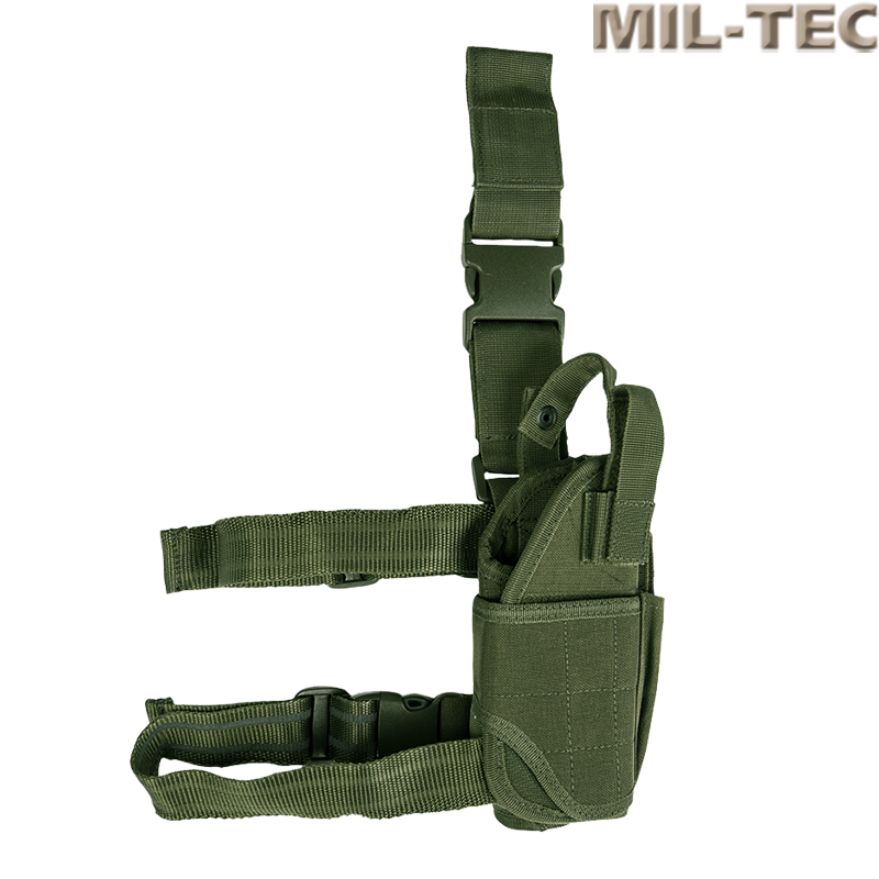 MIL-TEC - Holster de Cuisse Réglable, Olive Drab