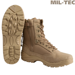 MIL-TEC - Chaussures tactiques avec ZIP YKK, désert