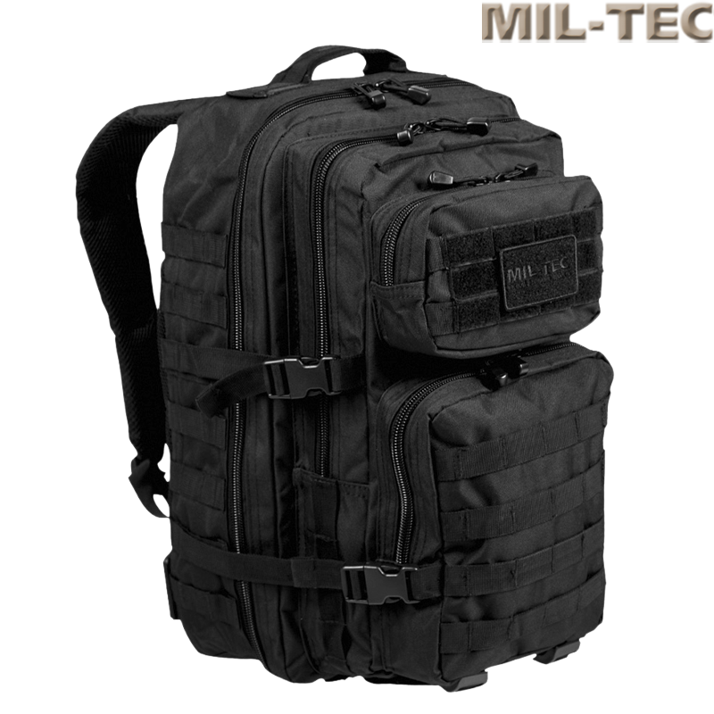 MIL-TEC - Sac de Transport ASSAULT, Version Large MOLLE/PALS, Noir