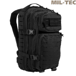 MIL-TEC - Sac de Transport ASSAULT, Version Laser Cut MOLLE/PALS, Noir