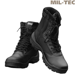 MIL-TEC - Chaussures tactiques avec ZIP YKK, noir